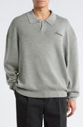 Fear of God Essentials Signature '90s Merino Wool Polo Sweater