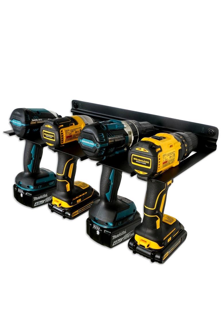 E-Drill Power Tool Organizer, Main, color, Black