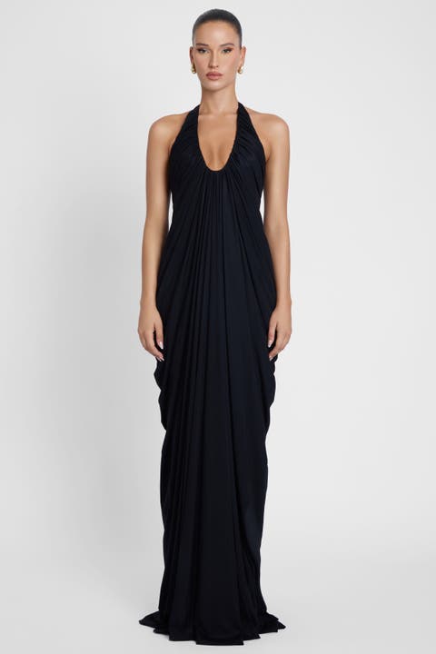 Cascade Drape Gown