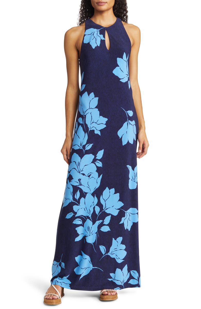 Tommy Bahama Jasmina Pacific Petals Floral Maxi Dress, Main, color, 