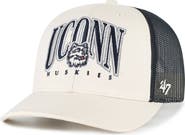 '47 Men's '47 Natural UConn Huskies Drawbridge Trucker Adjustable Hat