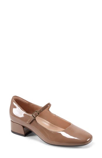 Easy Spirit Sejanica Mary Jane Flat In Burgundy