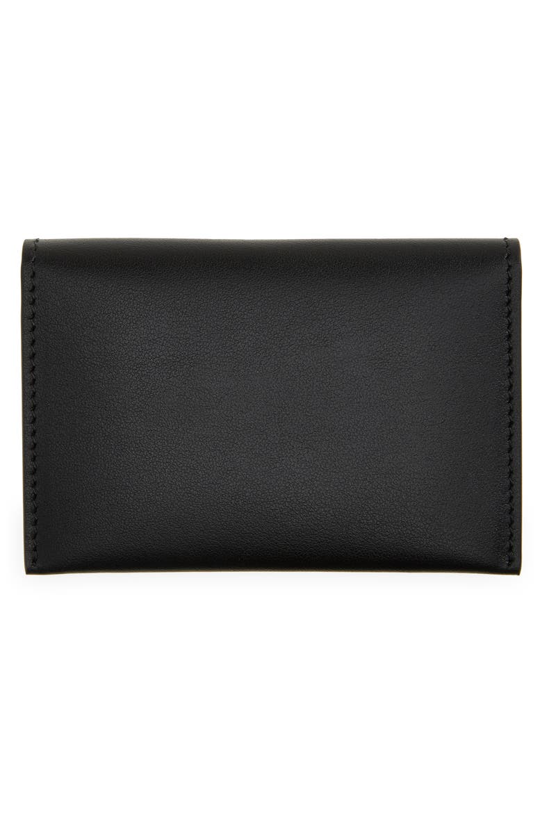 Leather Bifold Card Holder, Alternate, color, BLACK