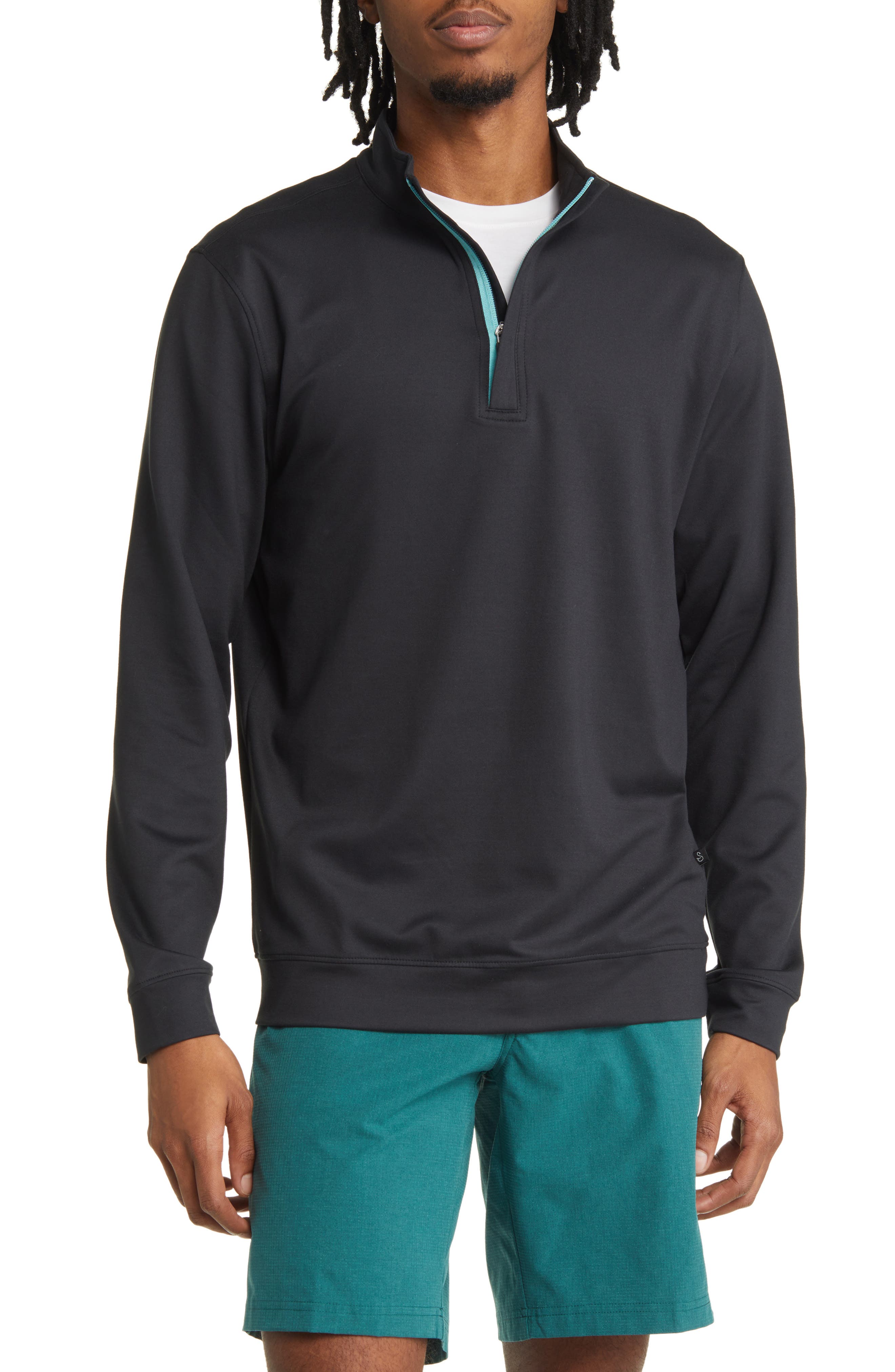 Swannies McKinnon Quarter Zip Golf Pullover