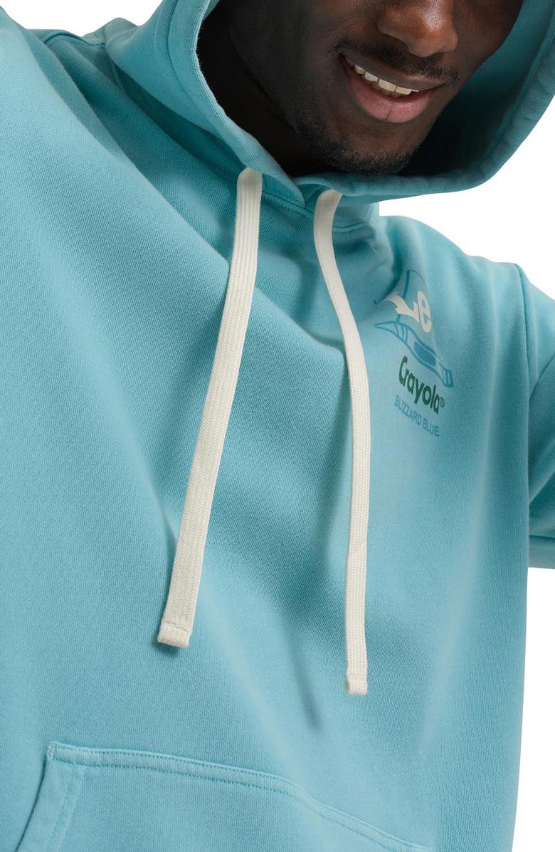 Lee x Crayola Logo Graphic Hoodie, Alternate, color, Blizzard Blue