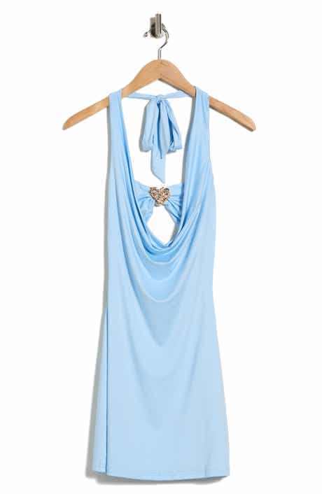 Minidress Plunge Halter Aspena