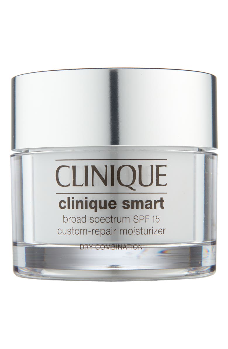 Clinique Smart Broad Spectrum SPF 15 Custom-Repair Moisturizer for Dry to Combination Skin, Alternate, color, 