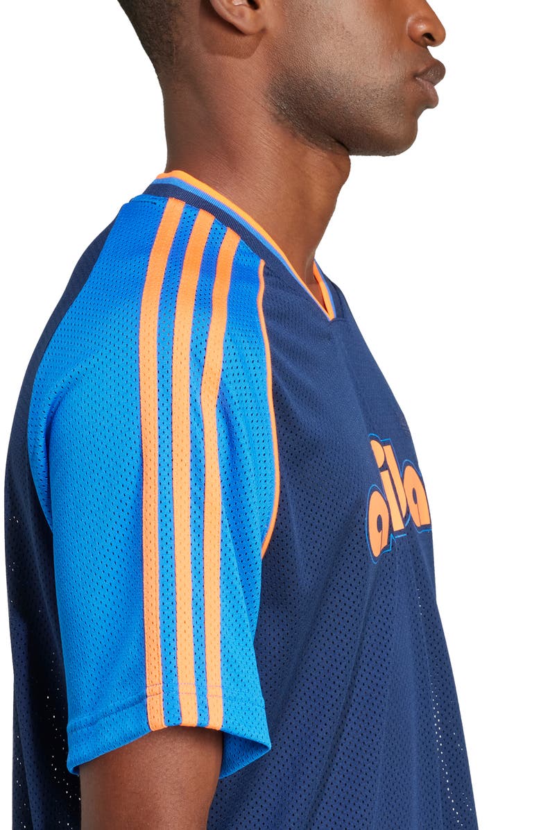 adidas Short Sleeve Jersey, Alternate, color, Night Indigo