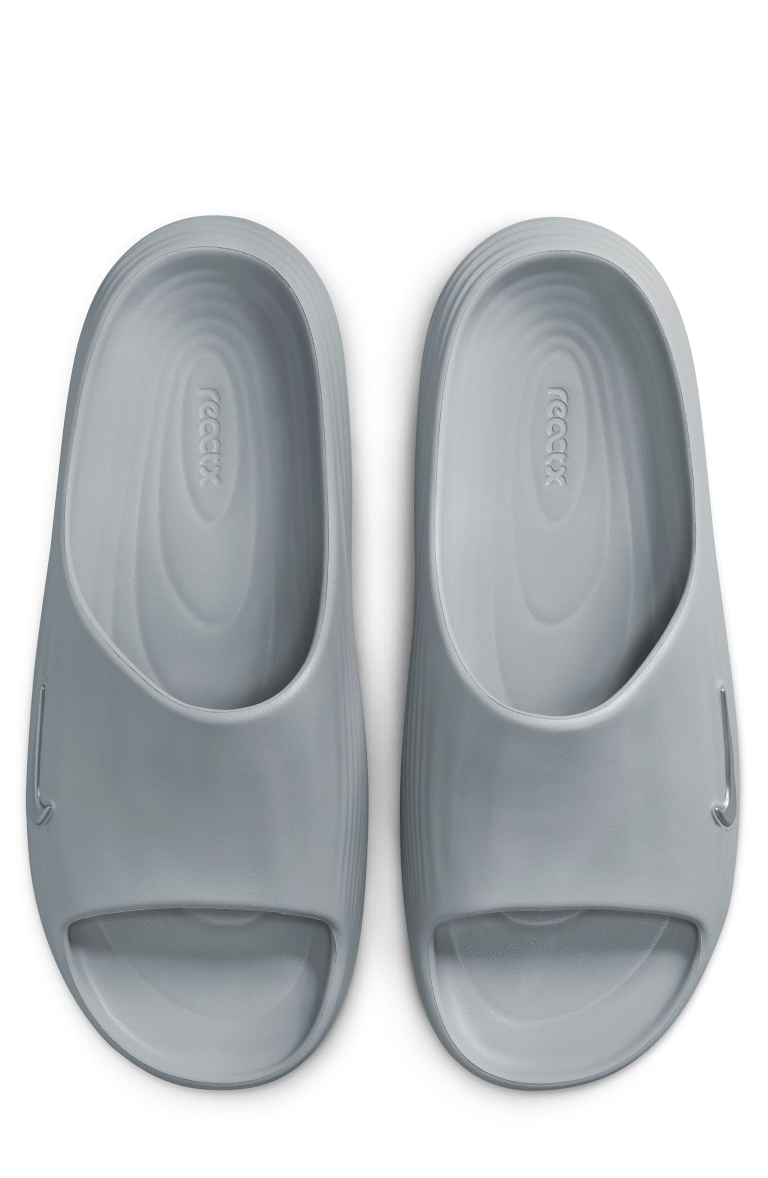 Nike ReactX Rejuven8 Slide, Alternate, color, Wolf Grey/ Wolf Grey