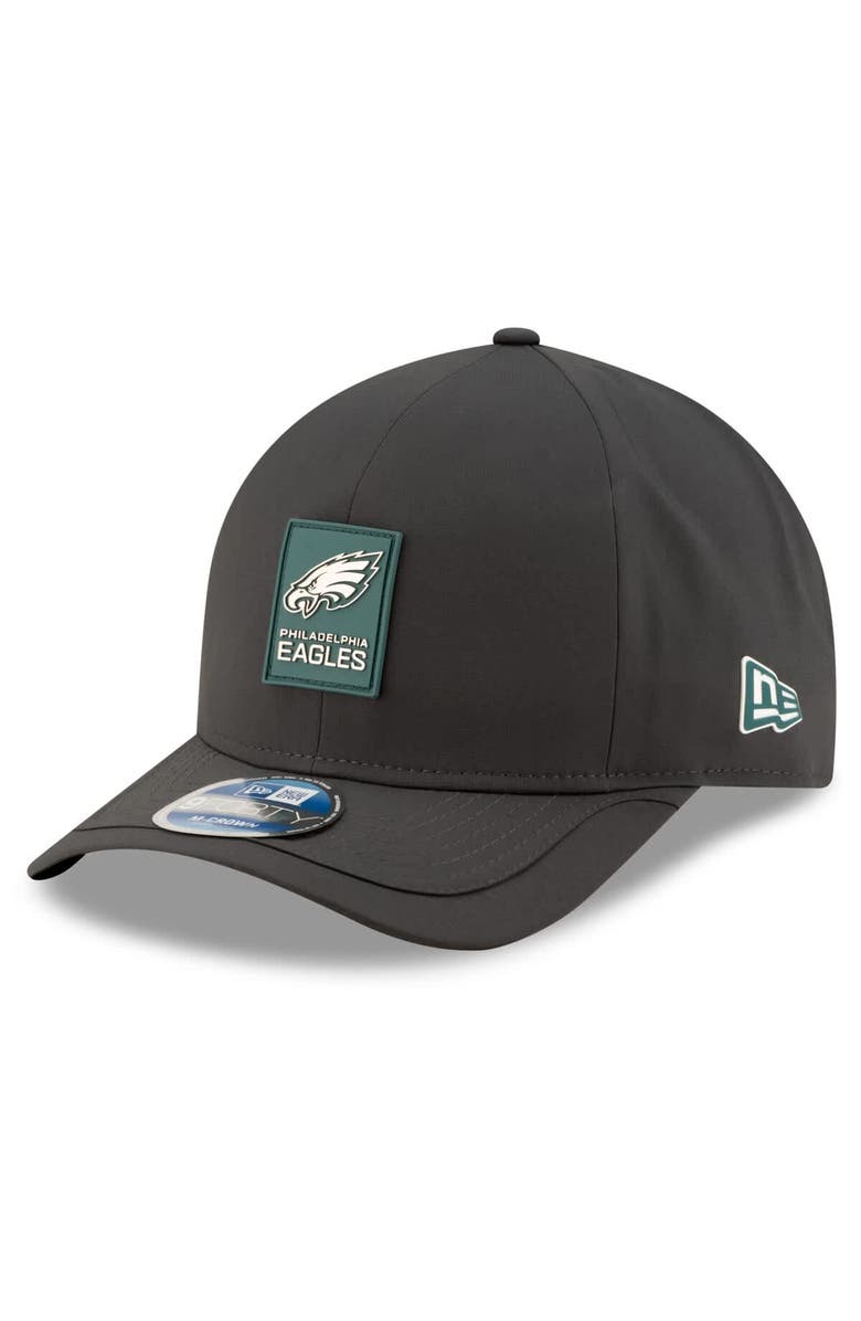 New Era Men's New Era Charcoal Philadelphia Eagles 2025 Sideline Cold Weather 9FORTY M-Crown Adjustable Hat, Main, color, Charcoal