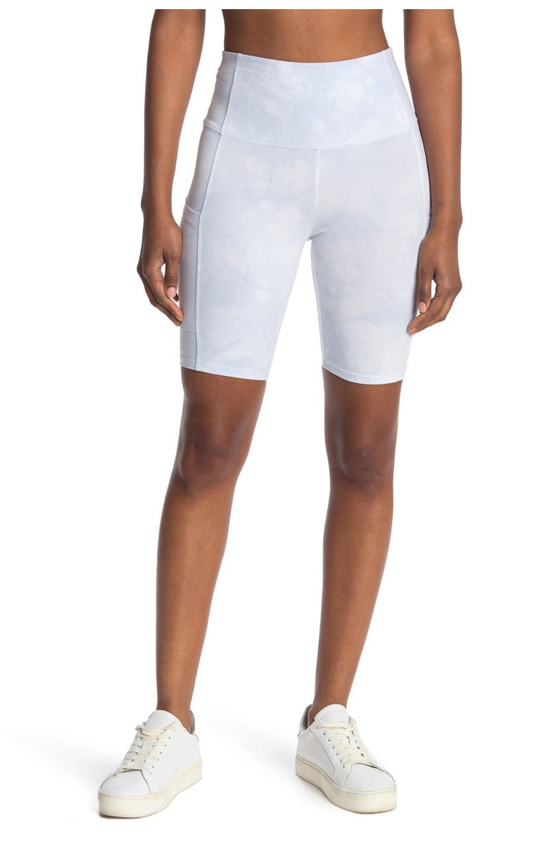 Marc New York Performance Tie Dye Biker Shorts, Main, color,