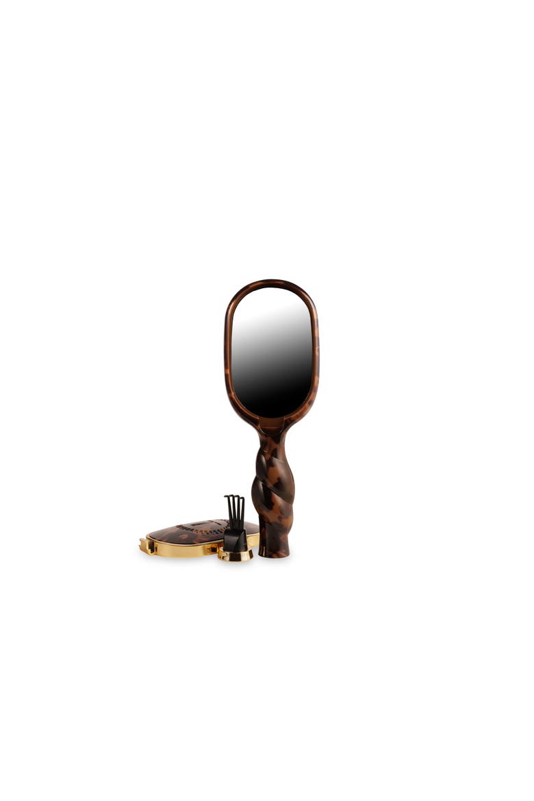 Mini Boar Hair Brush, Alternate, color, Tortoise