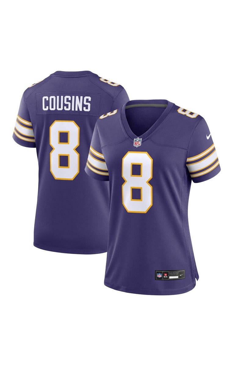 Nike Women's Nike Kirk Cousins Purple Minnesota Vikings Player Jersey, Main, color,