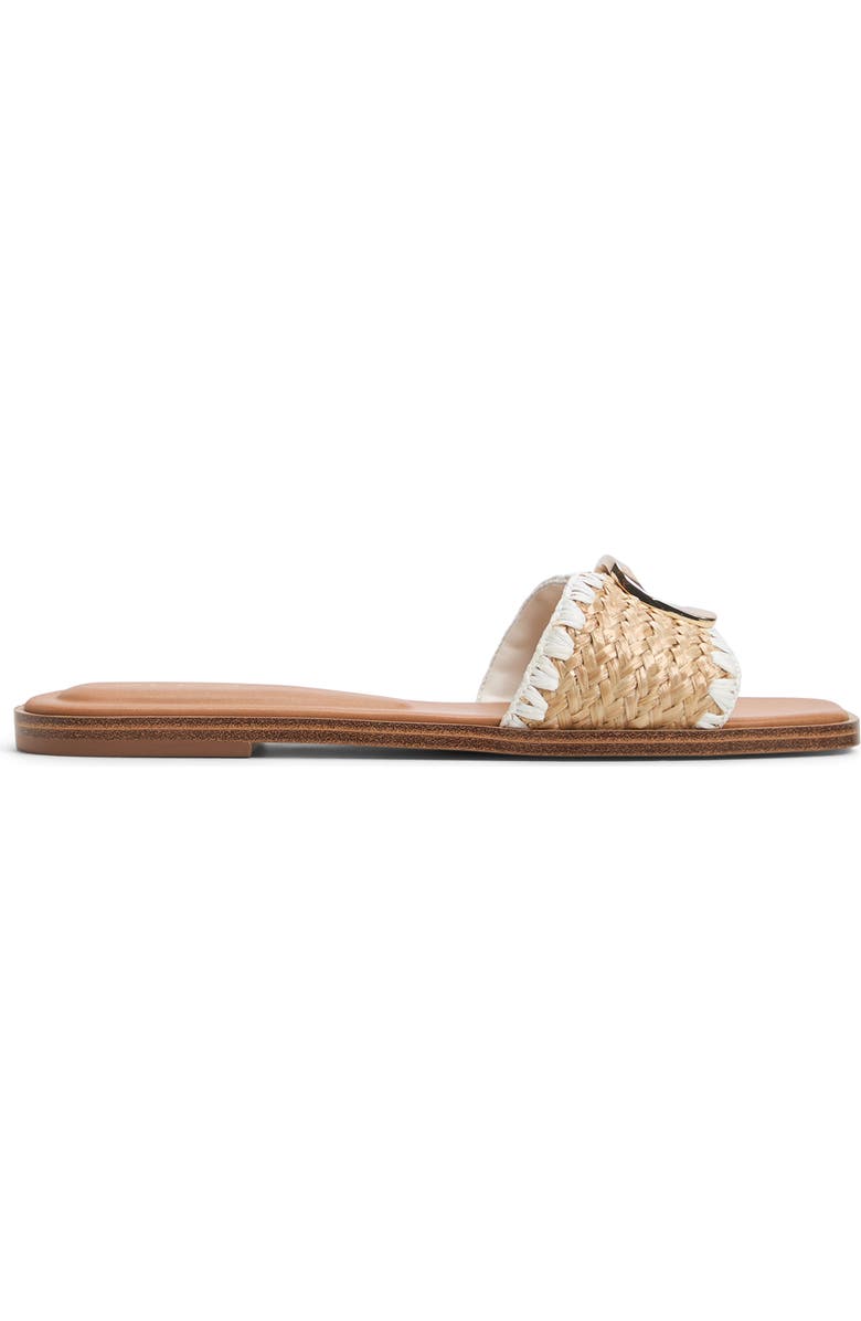 ALDO Tidella Slide Sandal, Alternate, color, Open Natural
