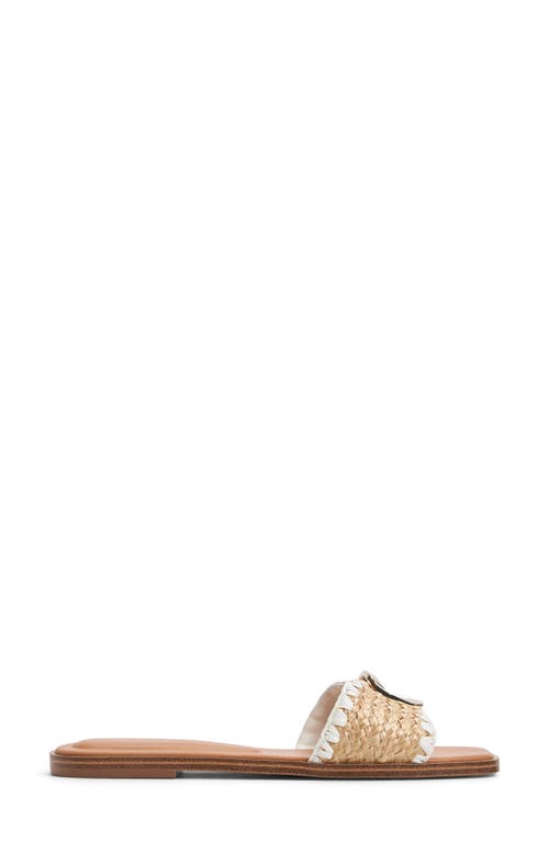 Aldo Tidella Slide Sandal In Open Natural