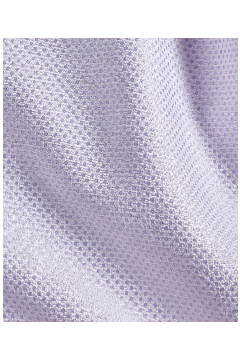 Trim Fit Light Purple Dobby Dot Cotton Dress Shirt, Alternate, color, LILAC