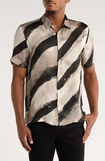 INDUSTRY REPUBLIC CLOTHING Short Sleeve Button-Up Shirt