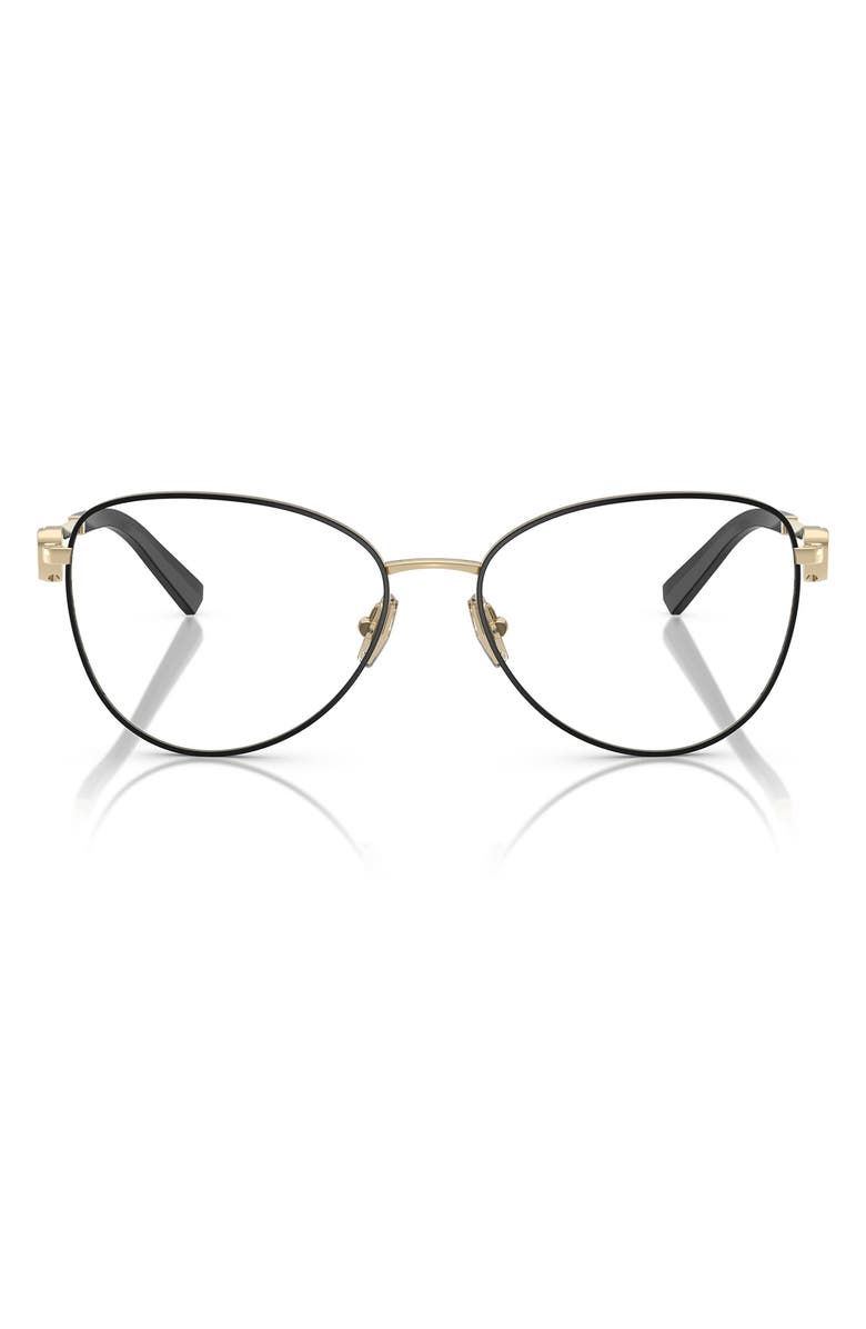 Tiffany & Co. 54mm Pilot Optical Glasses, Main, color, Black Gold