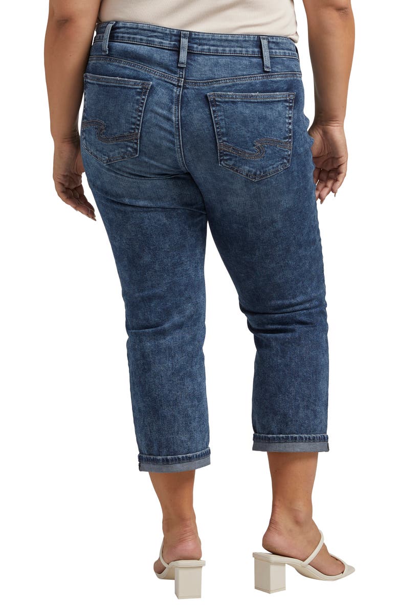 Silver Jeans Co. Suki Capri Jeans, Alternate, color, 