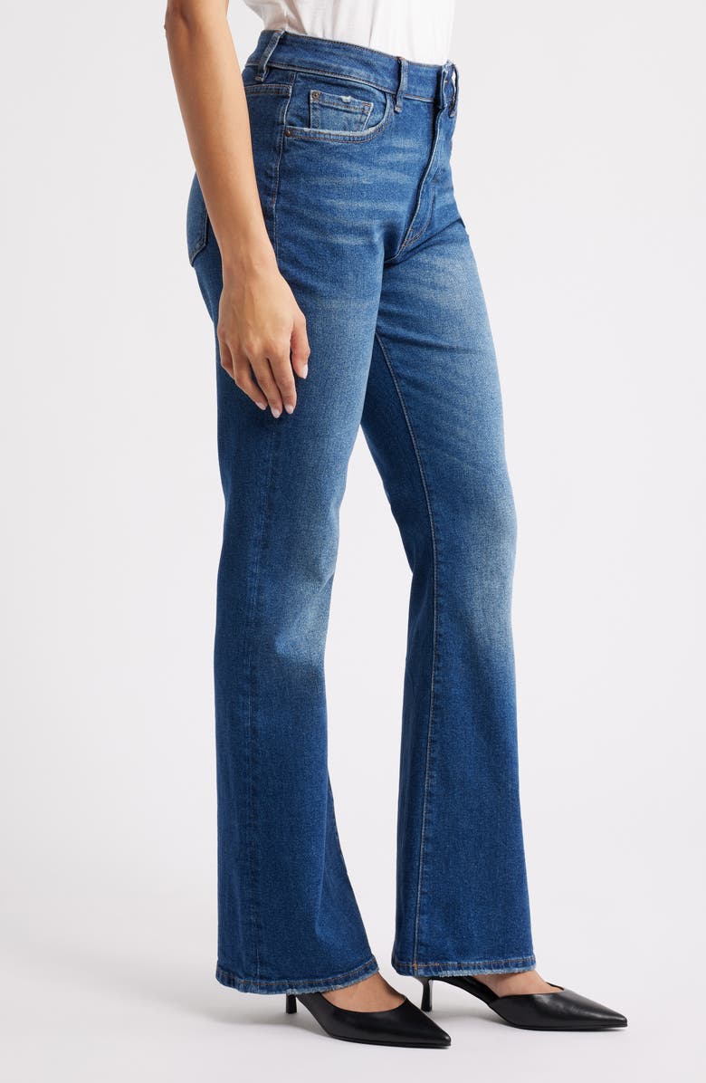 WARP+WEFT NAO High Waist Bootcut Jeans, Alternate, color, Bowie