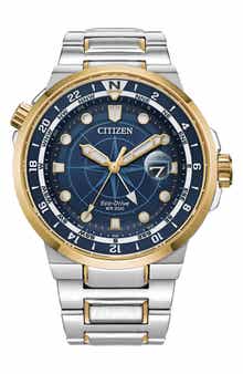 Citizen Two-Tone Eco-Drive Bracelet Watch, 44mm x 13mm