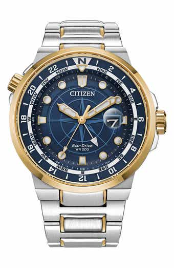 Citizen Two-Tone Eco-Drive Bracelet Watch, 44mm x 13mm