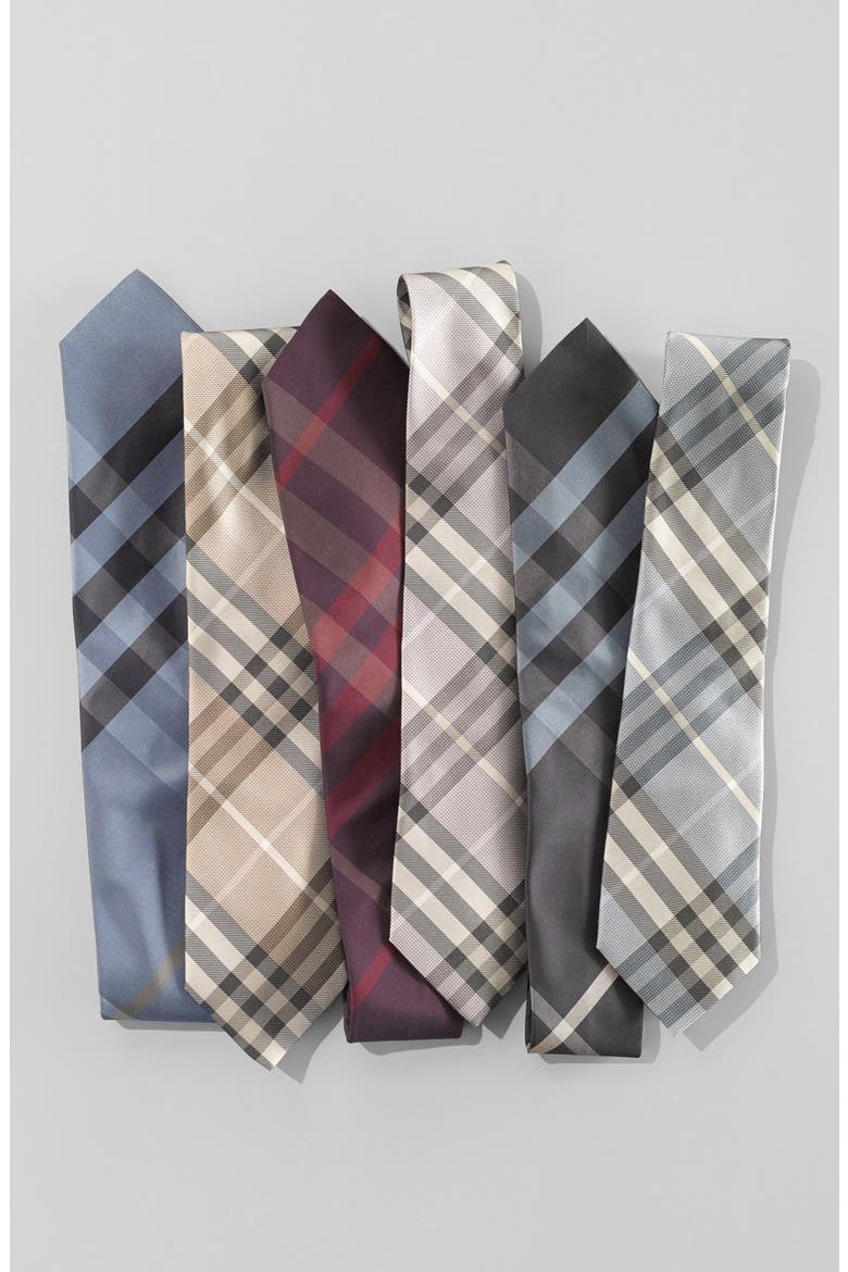 London 'Regent' Woven Silk Tie, Alternate, color, BLUE