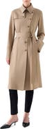 Akris punto Laser Cut Technical Crepe Trench Coat