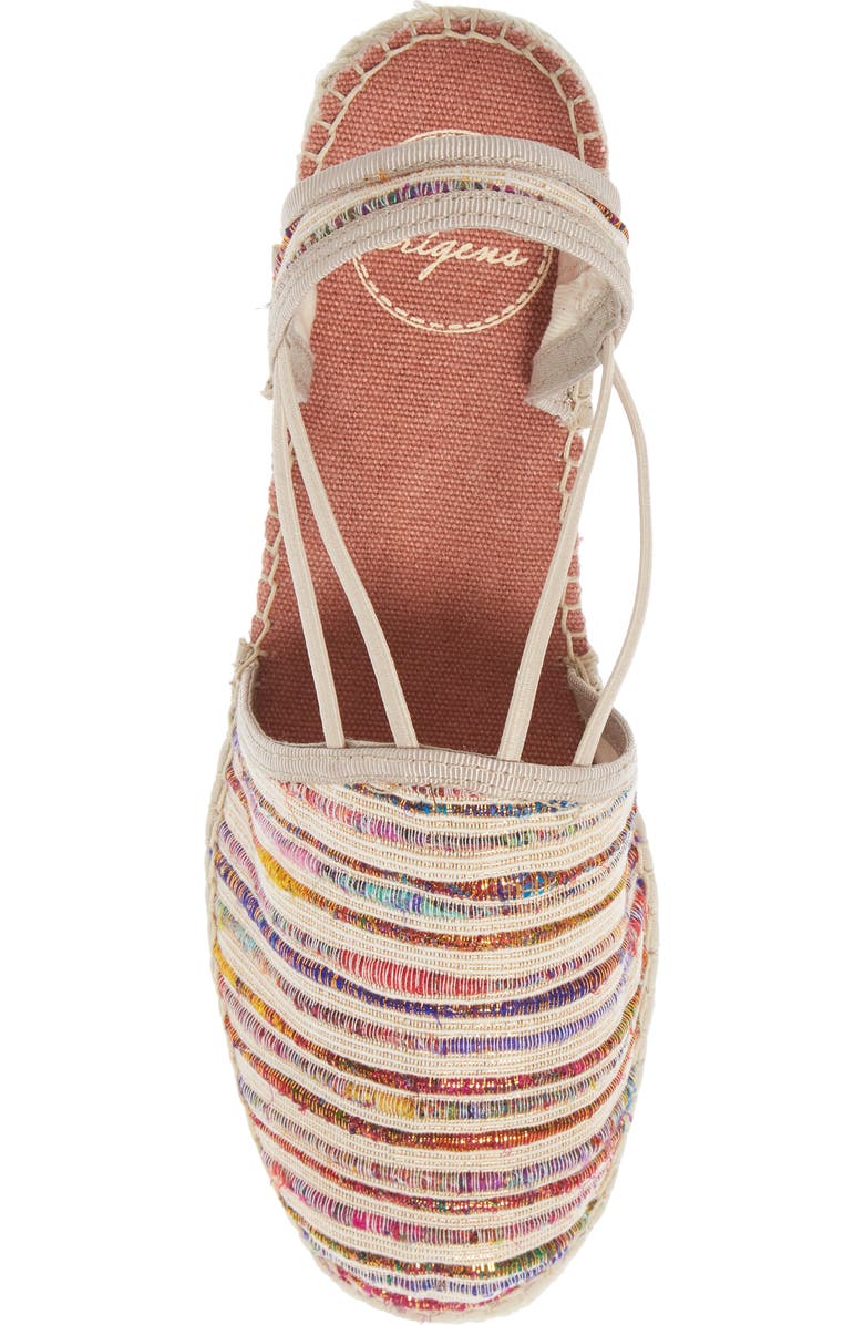 Toni Pons Tania Espadrille Wedge, Alternate, color, Multi Fabric