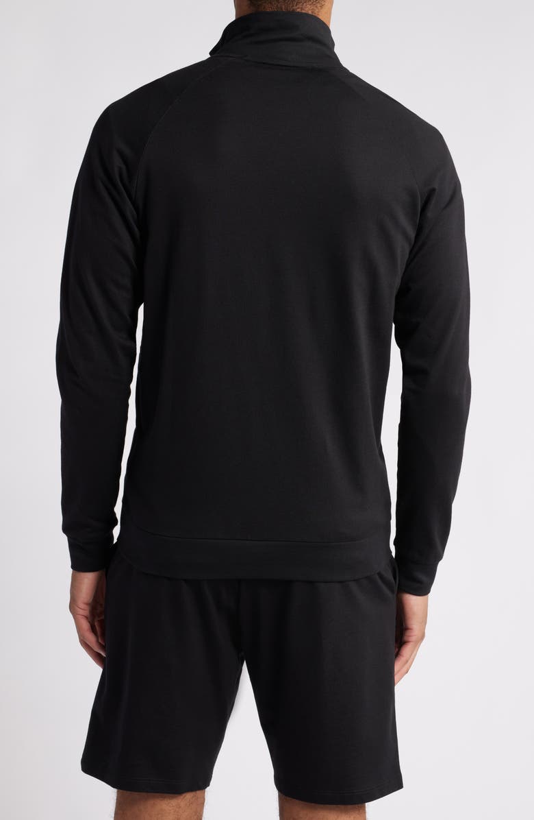 BOSS Authentic Chest Stripe Cotton Zip Jacket, Alternate, color, 