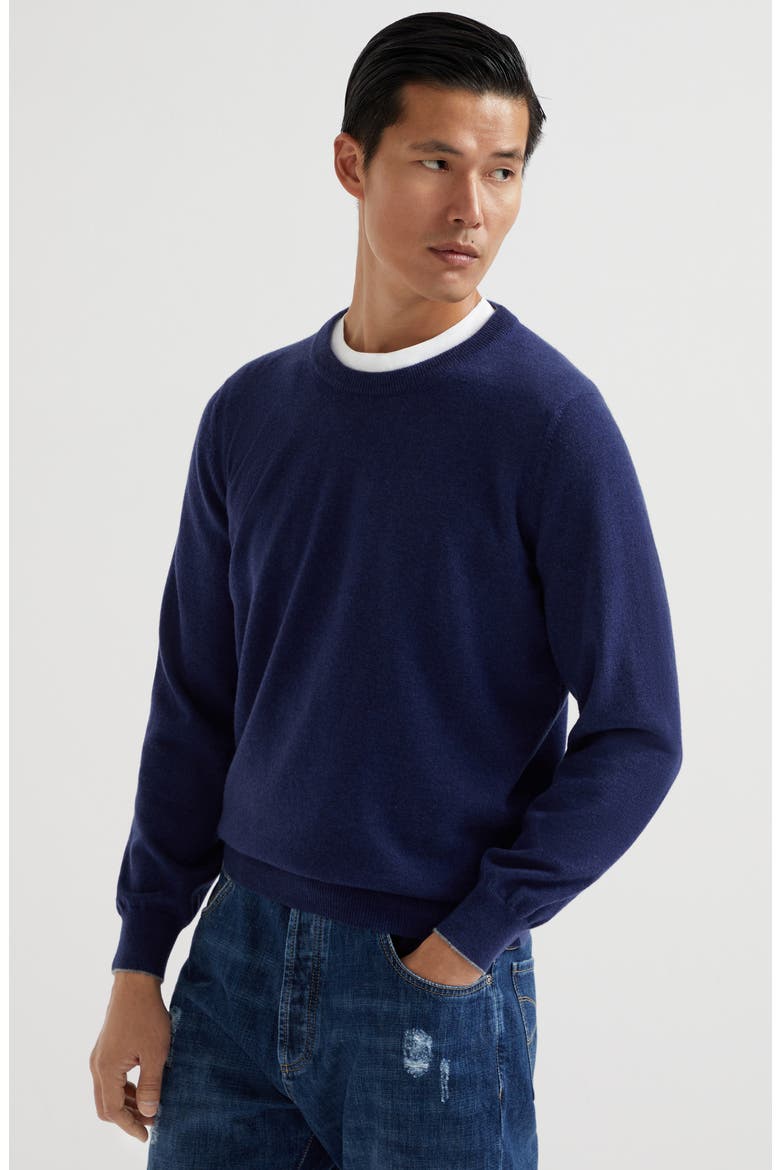 Cashmere sweater, Alternate, color, Azure