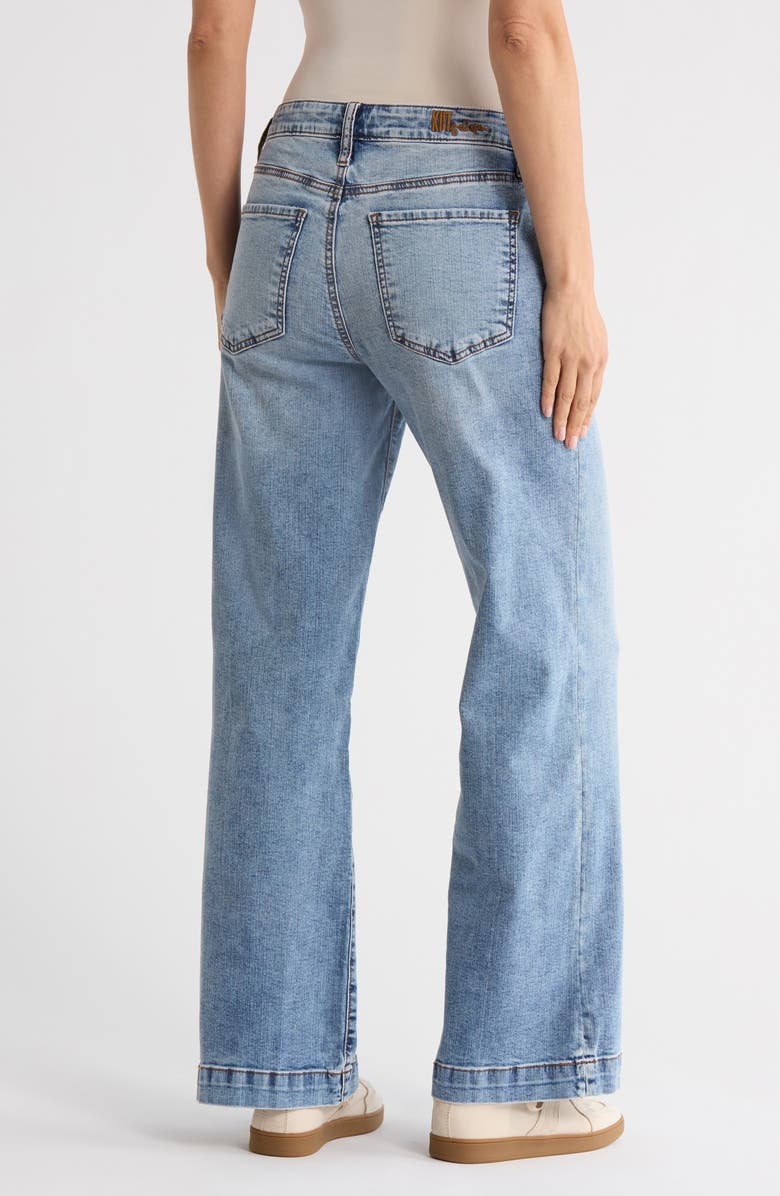 KUT from the Kloth Jo High Waist Wide Leg Jeans, Alternate, color, Jamaica Plum