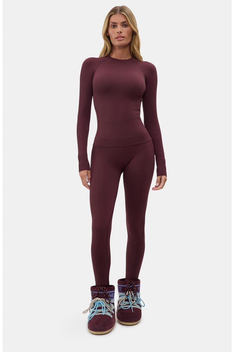 Johnson Base Layer Top, Alternate, color, GLAZED CHERRY