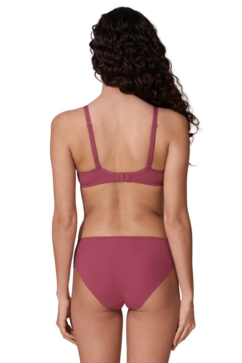 Wish Underwire Plunge Bra, Alternate, color, SANTAL PINK