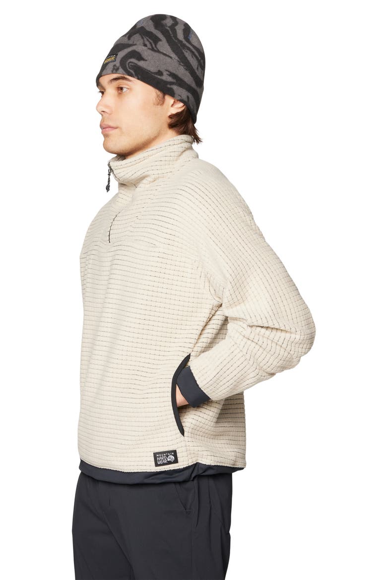 Summit Grid Big Grid Half Zip Pullover, Alternate, color, FOSSIL
