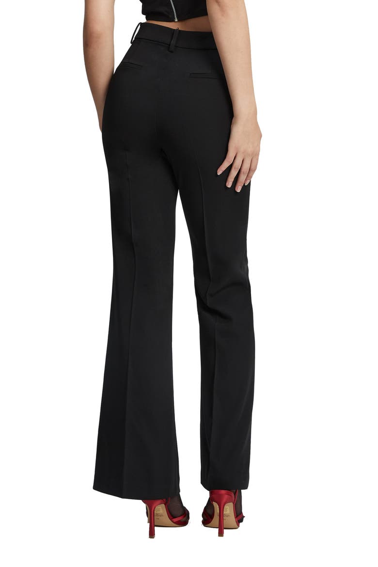 Halifax High Waist Flare Leg Pants, Alternate, color, BLACK