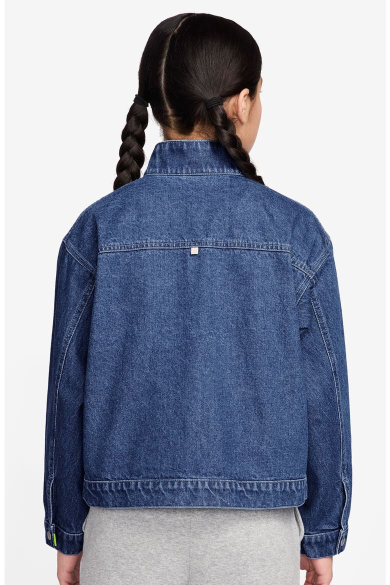 Kids' Windrunner Denim Jacket, Alternate, color, MYSTIC NAVY/ COASTAL BLUE
