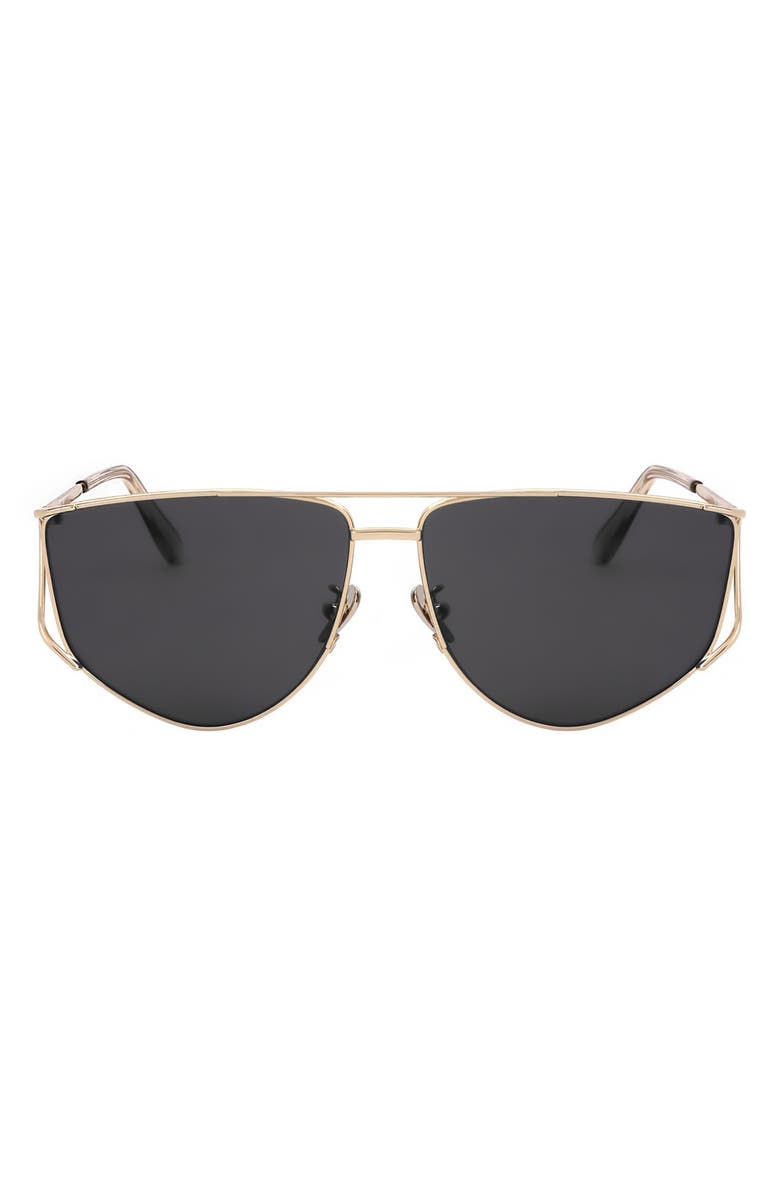 SUPER by RETROSUPERFUTURE<sup>®</sup> 64mm Rectangle Sunglasses, Main, color, Gold