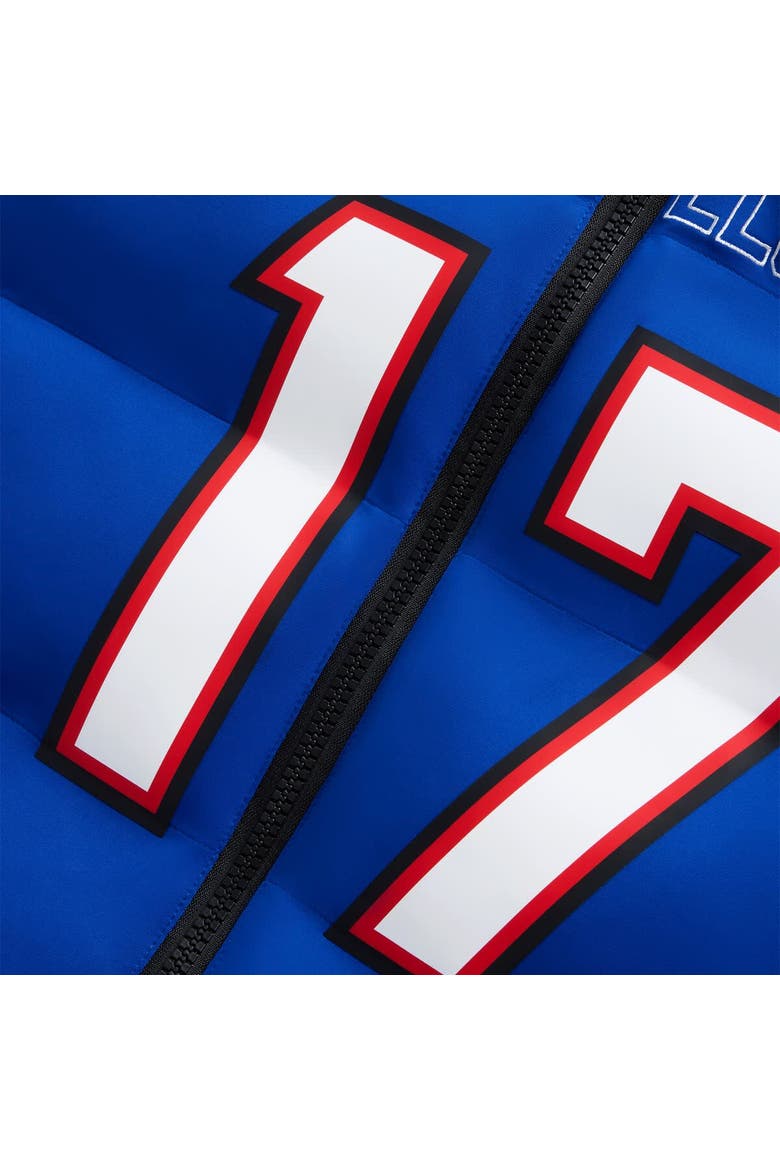 Unisex Josh Allen Royal Buffalo Bills Player Puffer Vest, Alternate, color, Royal