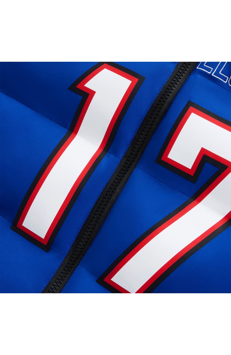 Off Season Unisex Josh Allen Royal Buffalo Bills Player Puffer Vest, Alternate, color, Royal