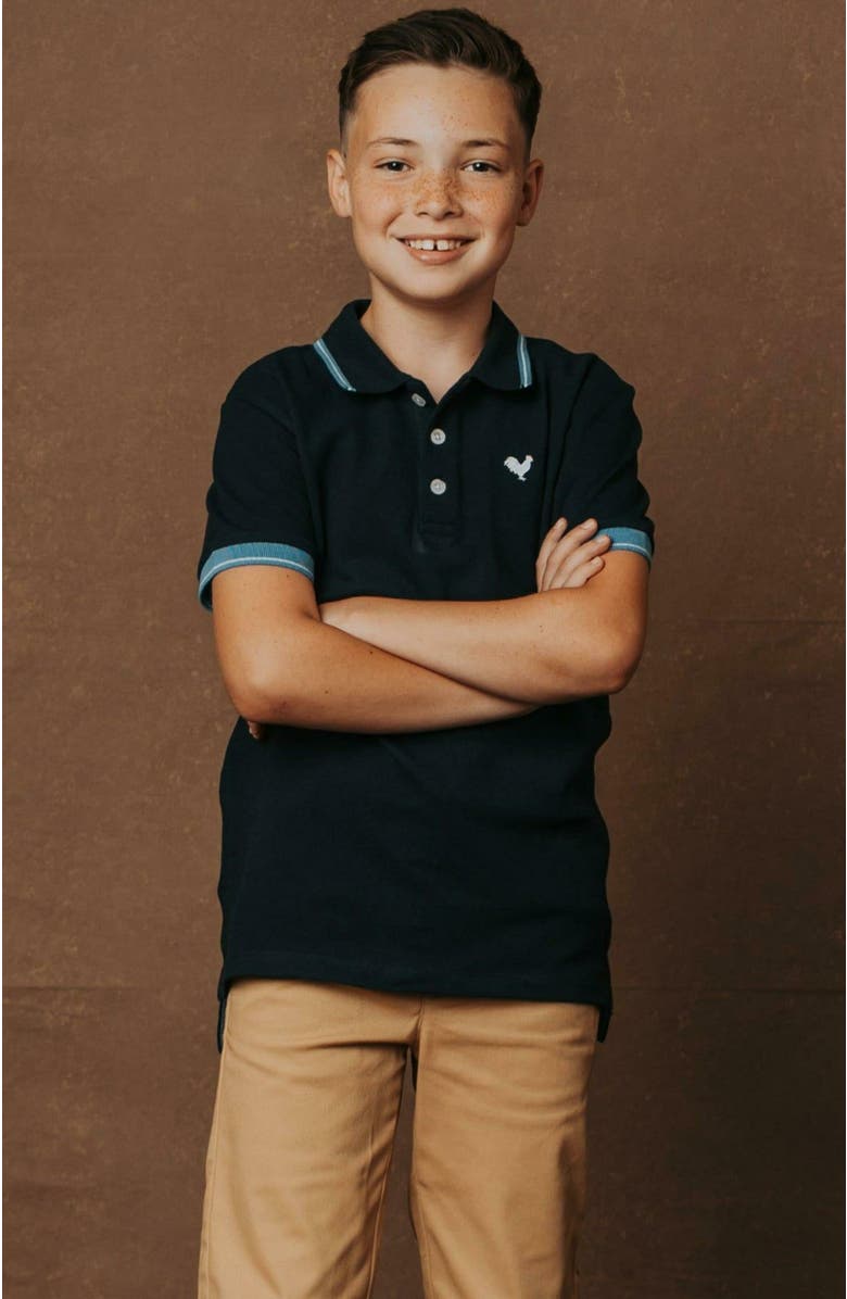 Hope & Henry Boys' Organic Pique Polo, Kids, Alternate, color, 