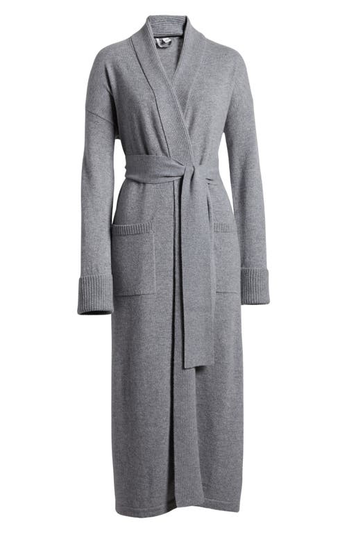 Nordstrom Cashmere Robe In Grey Heather