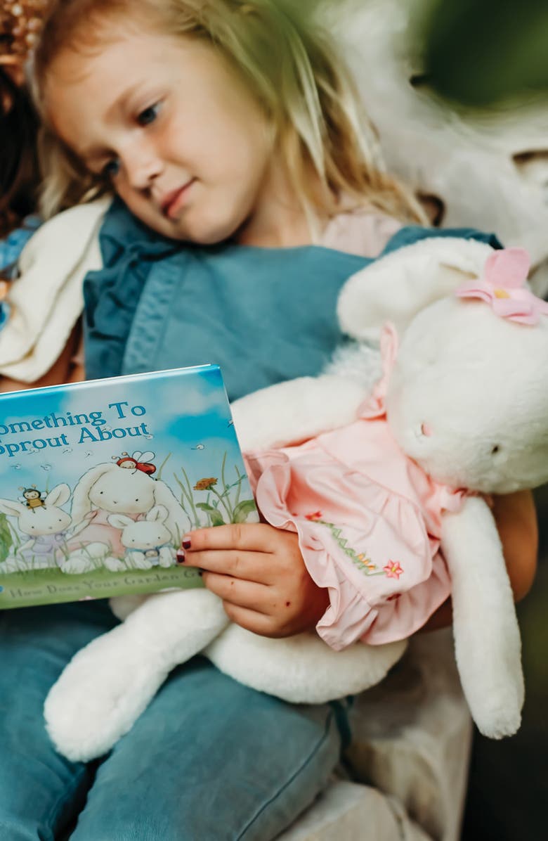 Bunnies by the Bay Something To Sprout About Board Book & Garden Blossom Stuffed Animal Set, Alternate, color, 