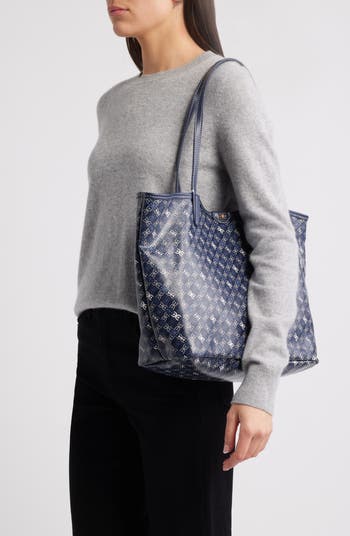 Medium Harper Monogram Shopper Tote