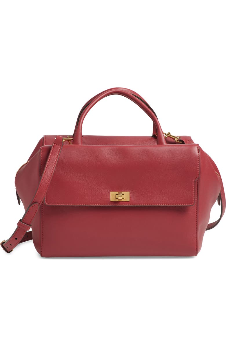 Anya Hindmarch Seaton Leather Handbag, Main, color,