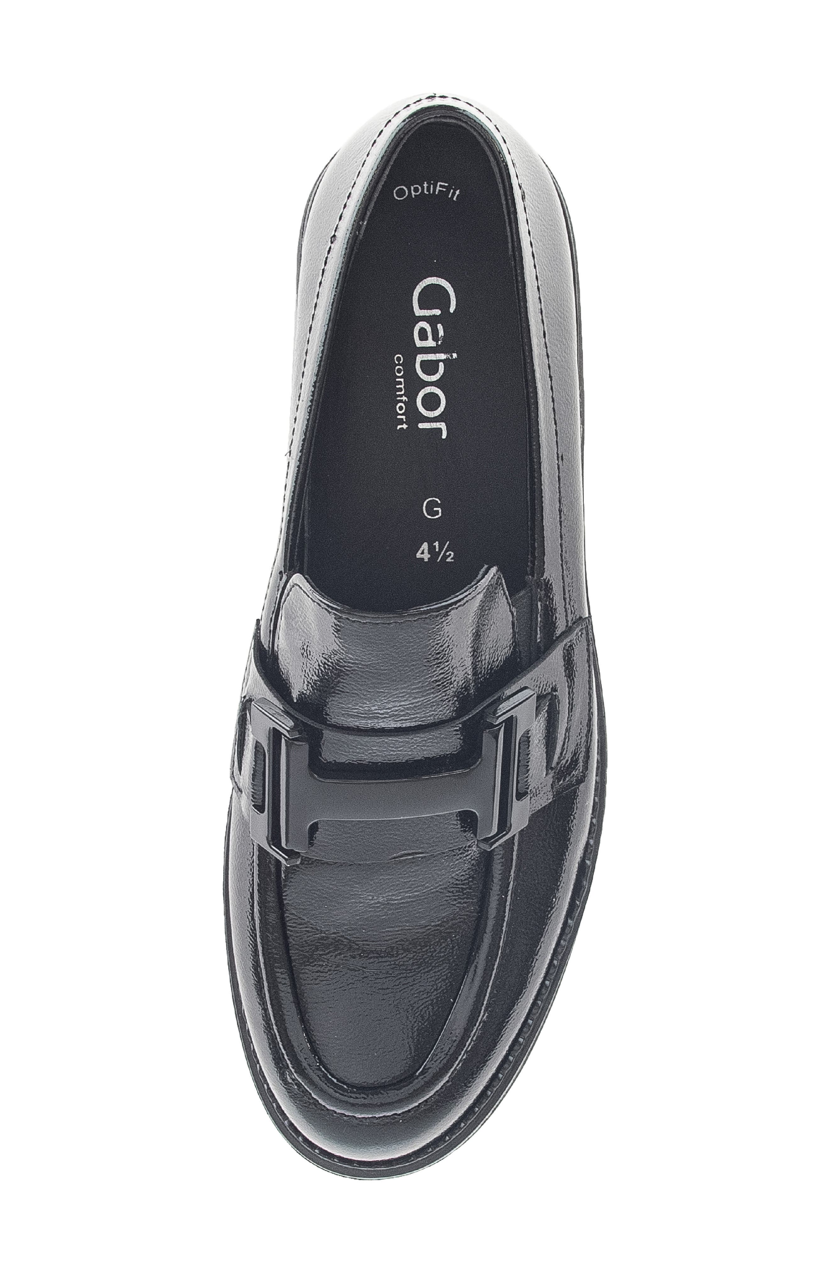 Gabor 72.452 Bit Loafer, Alternate, color, Black