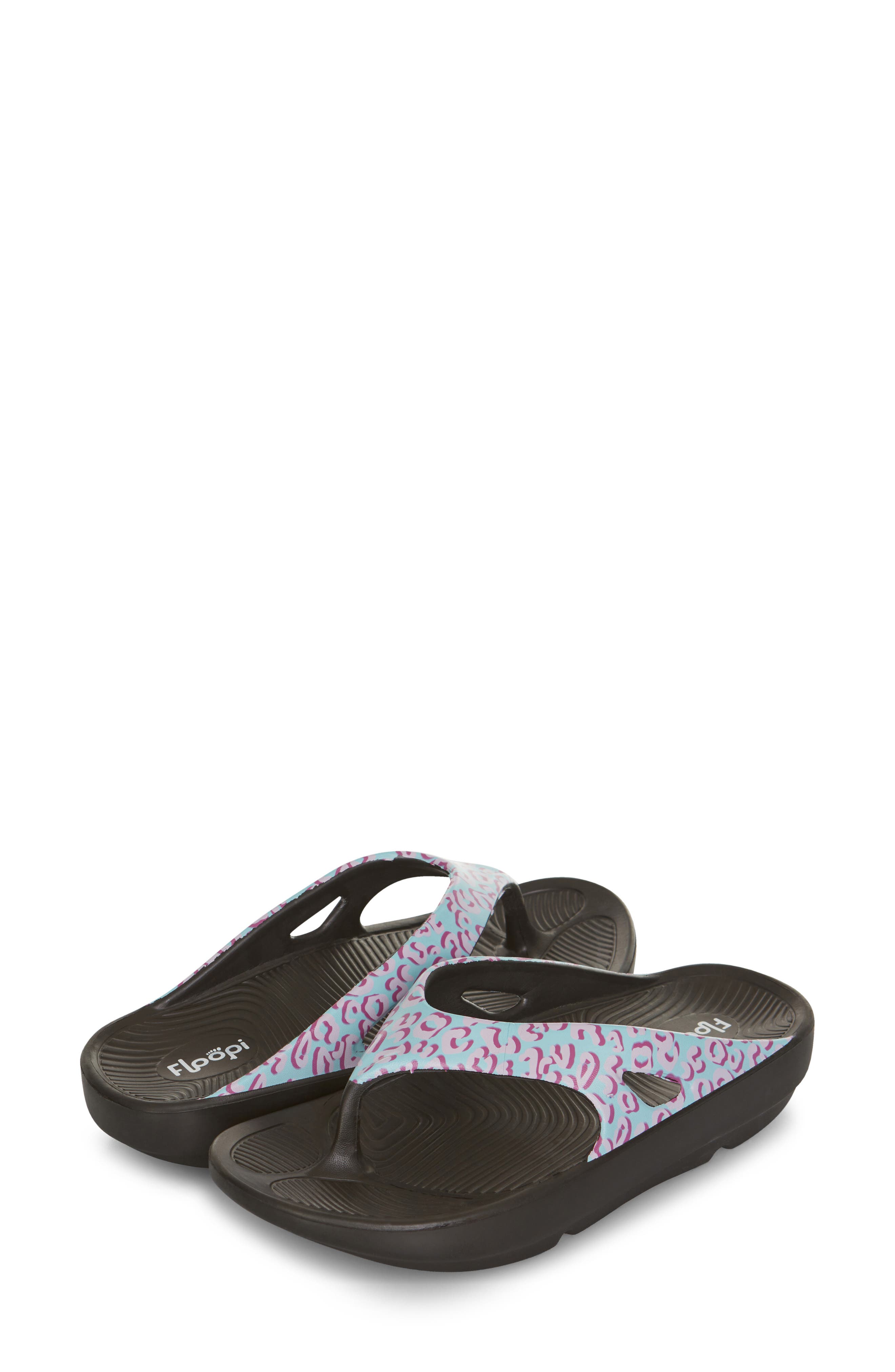 Blair Comfort Flip Flop, Alternate, color, PINK LEOPARD