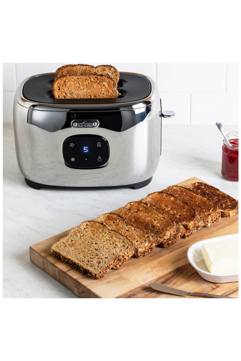 2-Slice Smart Touchscreen Toaster, Alternate, color, STAINLESS STEEL