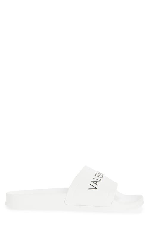 Valentino By Mario Valentino Giano Slide Sandal In White