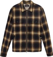 AllSaints Mathers Plaid Zip Jacket